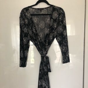 Banana Republic Wrap Dress in Floral Print